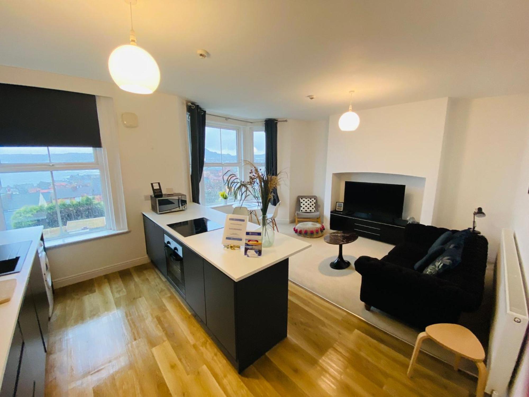 Seascape Scarborough Stunning Seaview Holiday Home Apartment Zewnętrze zdjęcie